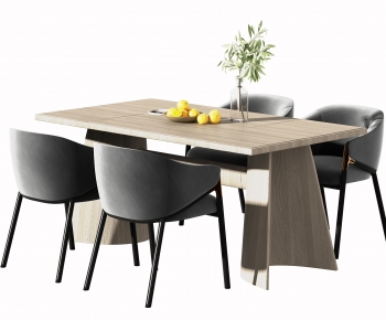 Modern Dining Table And Chairs-ID:473120214