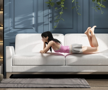 Modern A Sofa For Two-ID:464344984
