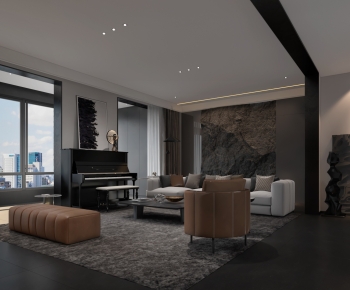 Modern A Living Room-ID:130711083