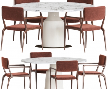 Modern Dining Table And Chairs-ID:564821961