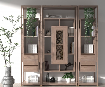 New Chinese Style Bookcase-ID:281631953
