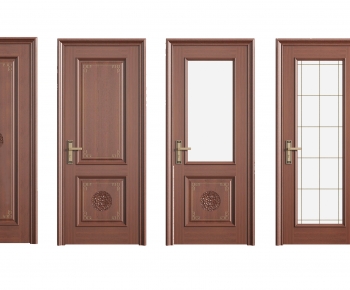 New Chinese Style Single Door-ID:353380924
