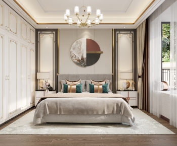 New Chinese Style Bedroom-ID:791543018