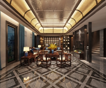 Chinese Style A Living Room-ID:406275999