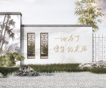New Chinese Style Building Component-ID:489580661