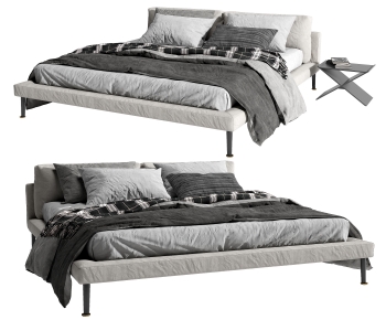 Modern Double Bed-ID:757275102