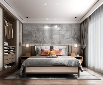 New Chinese Style Bedroom-ID:476289038