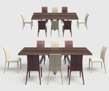 Modern Dining Table And Chairs-ID:658094882