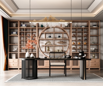 New Chinese Style Tea House-ID:524866105