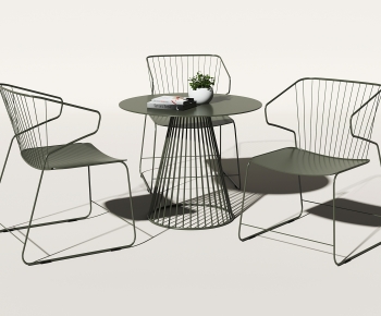 Modern Industrial Style Outdoor Tables And Chairs-ID:531327966