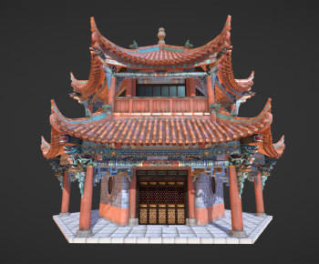 Chinese Style Ancient Architectural Buildings-ID:986368895