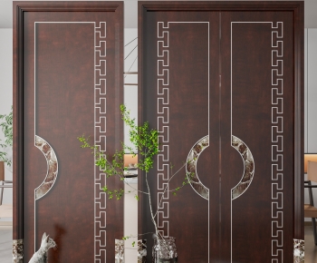 Chinese Style Double Door-ID:713970902