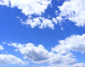蓝天 白云 天空3D模型