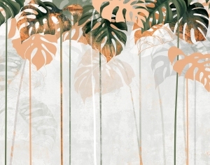 ModernAnimal And Plant Pattern Wallpaper