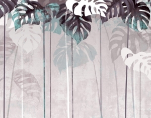 ModernAnimal And Plant Pattern Wallpaper