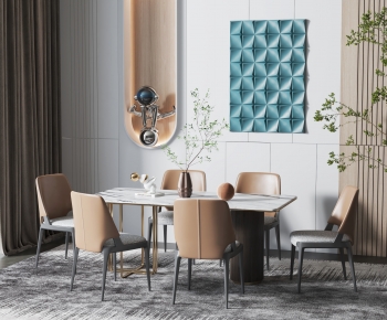 Modern Dining Table And Chairs-ID:467675927