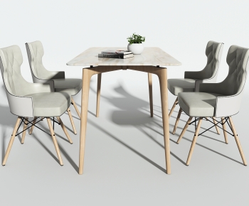 Nordic Style Dining Table And Chairs-ID:658410072