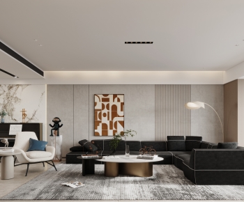 Modern A Living Room-ID:353598129