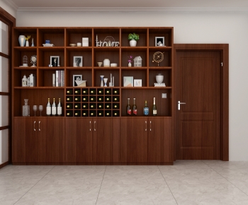 New Chinese Style Wine Cabinet-ID:342942002