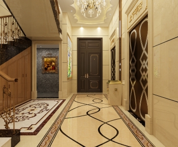 Simple European Style Hallway-ID:251738074