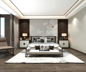 New Chinese Style Bedroom-ID:912508014