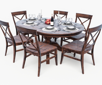 Modern Dining Table And Chairs-ID:431082967
