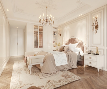 Simple European Style Bedroom-ID:358797076