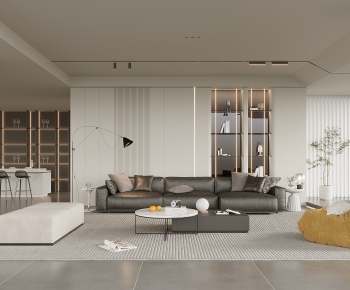 Modern A Living Room-ID:712465055