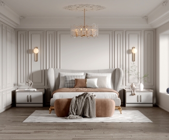 Simple European Style Bedroom-ID:978303918