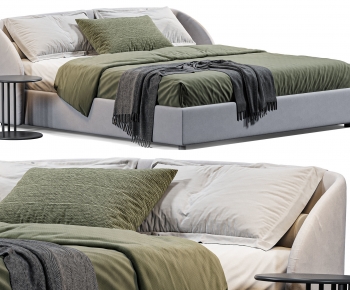 Modern Double Bed-ID:366740943