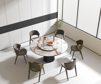 Modern Dining Table And Chairs-ID:455254081
