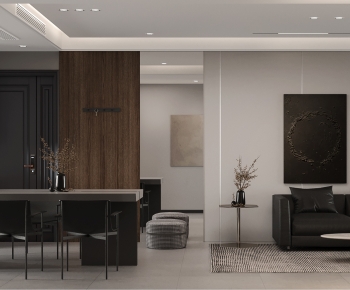 Modern A Living Room-ID:565027956