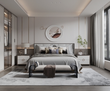 New Chinese Style Bedroom-ID:801881077