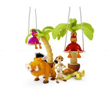 现代乌龟椰树儿童玩具-ID:560270074