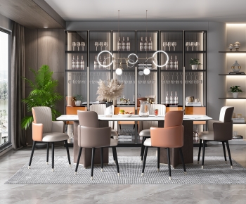 Modern Dining Room-ID:675473935