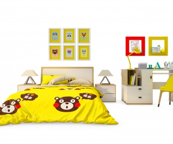 Modern Child's Bed-ID:588056093