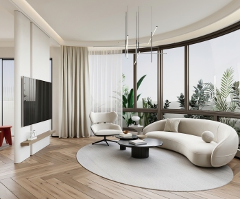 Modern A Living Room-ID:604260923