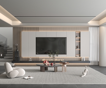 Modern A Living Room-ID:955784085