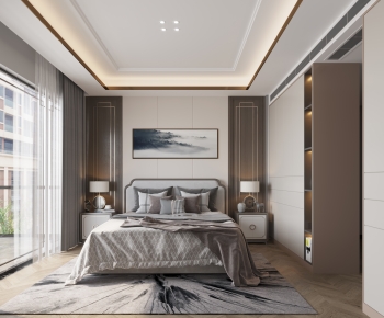 New Chinese Style Bedroom-ID:498255018
