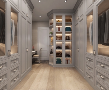 Simple European Style Clothes Storage Area-ID:523052939