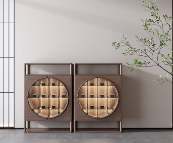 New Chinese Style Decorative Cabinet-ID:599104882