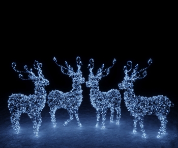 现代圣诞麋鹿造型装饰灯-ID:360987908