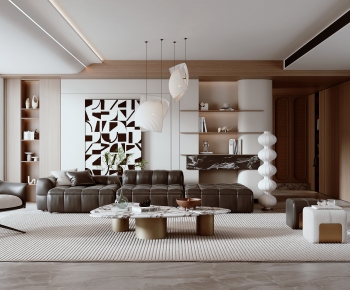 Modern A Living Room-ID:882915027