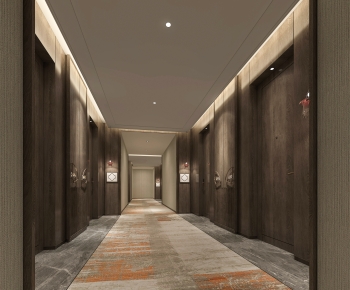 New Chinese Style Corridor-ID:285909238