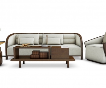 New Chinese Style Sofa Combination-ID:162062889