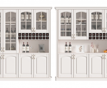 Simple European Style Wine Cabinet-ID:721900598