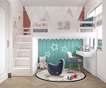 Nordic Style Children's Room-ID:447428948