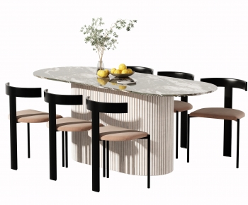 Modern Dining Table And Chairs-ID:827789073