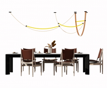 Modern Dining Table And Chairs-ID:839240078