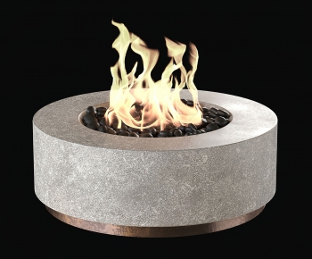 Modern Fireplace-ID:418688064